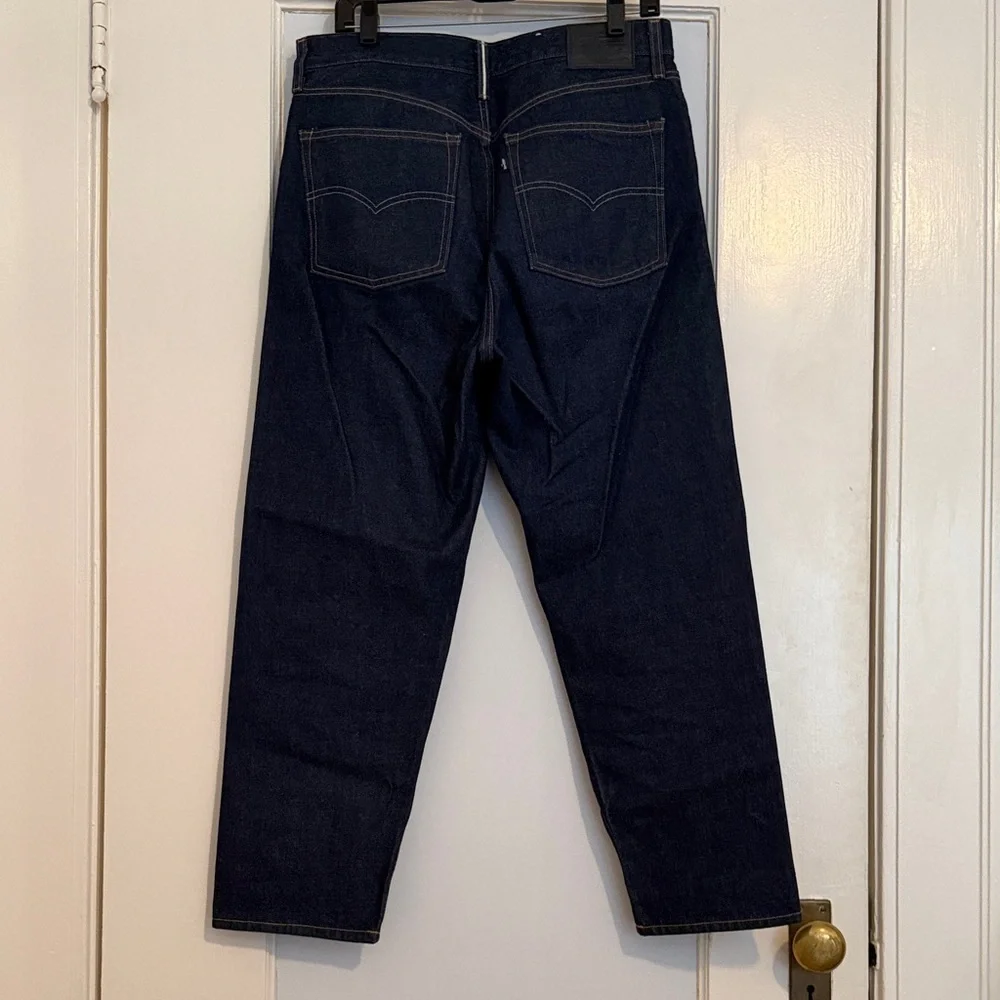 NWOT Levi’s Japanese Selvedge High Rise Column Women's Jeans - Dark Wash 30/27 - Picture 14 of 15